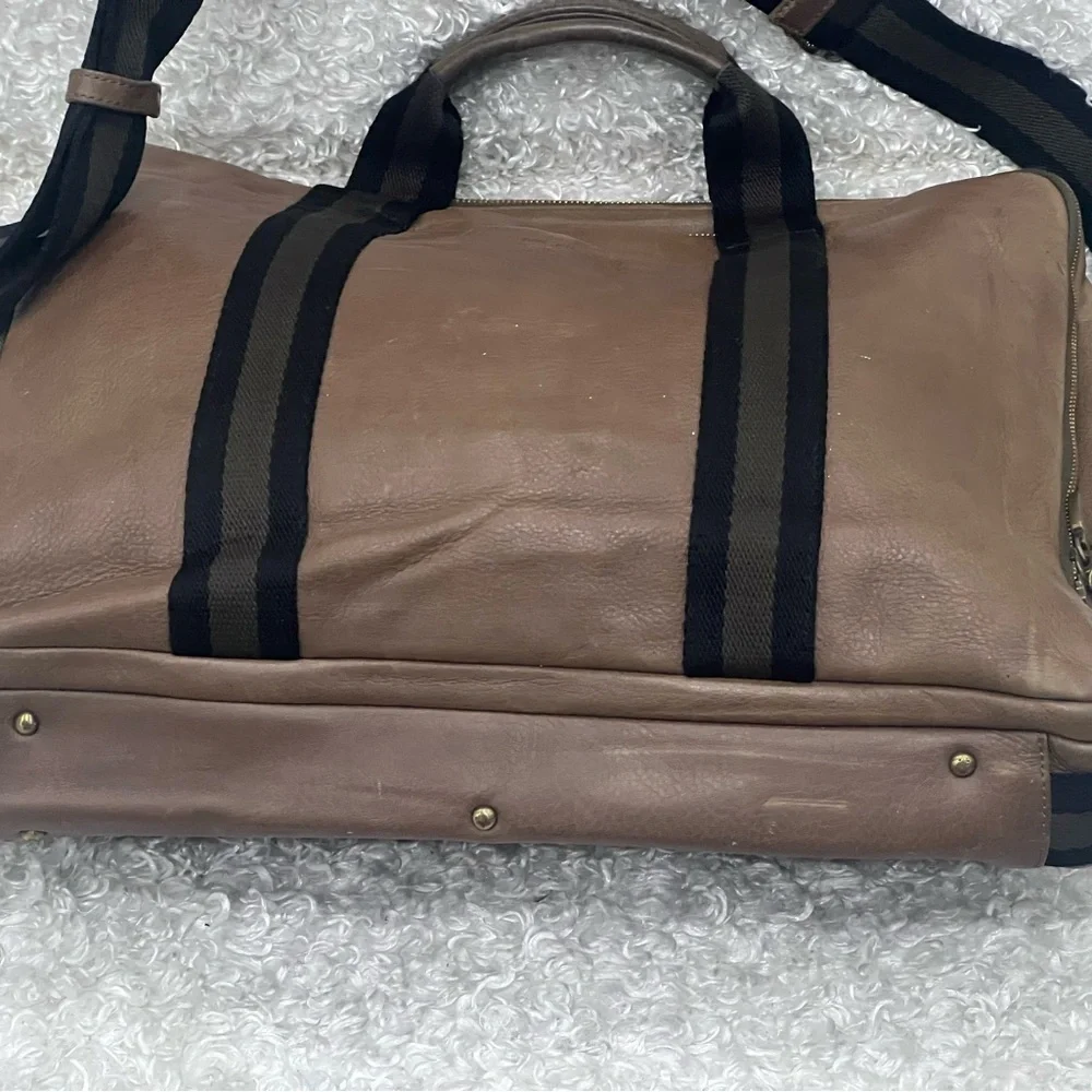 McM briefcase messenger document laptop office sling crossbody bag
